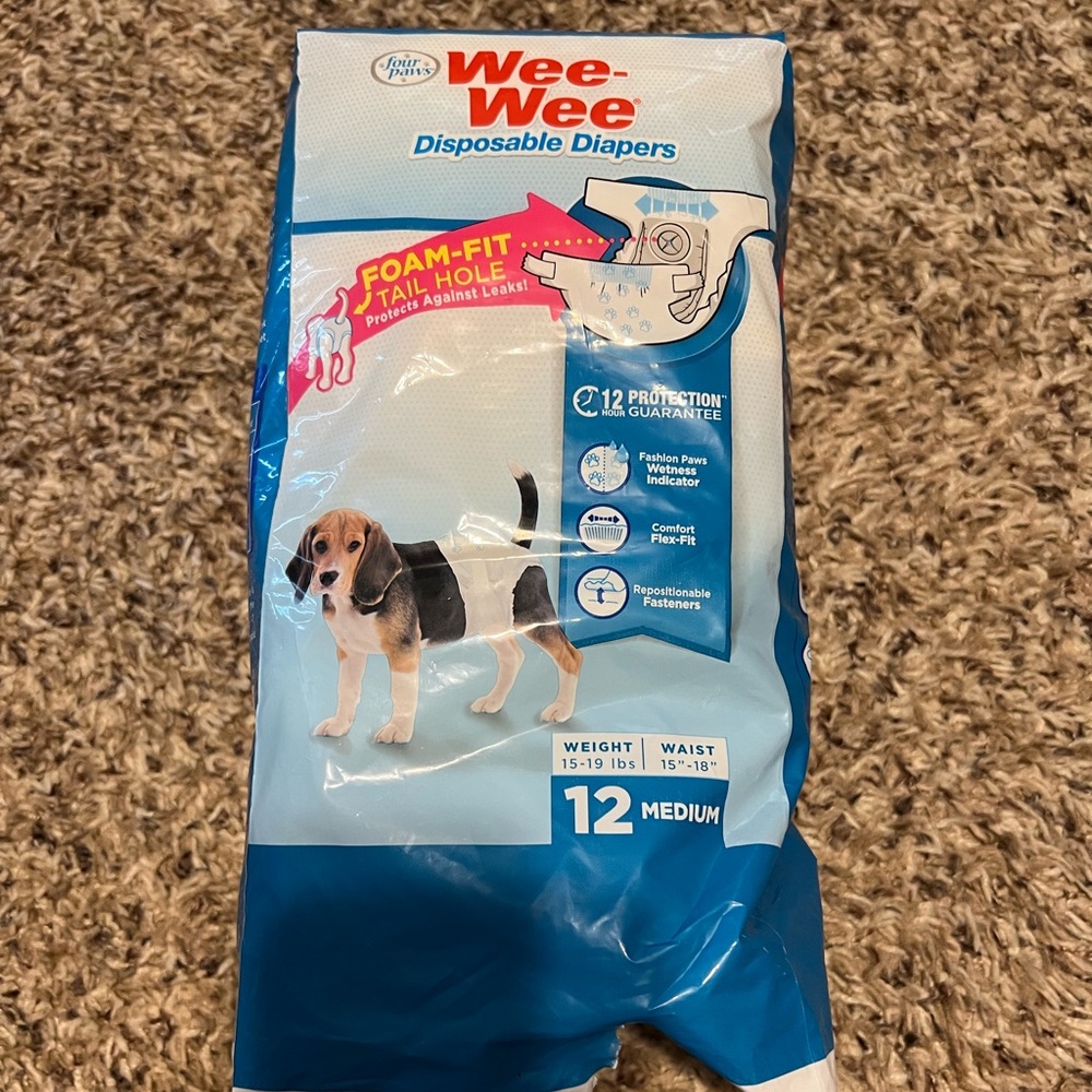 Pack of 10 Dog Diapers